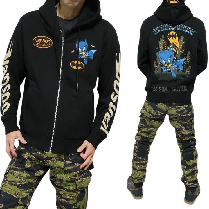 VANSON（バンソン） パーカー ルーニーテューンズ バットマン