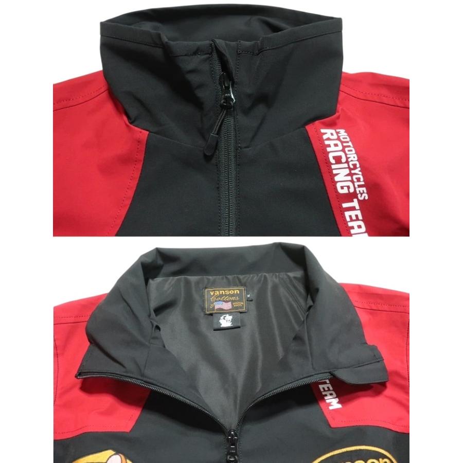 VANSON（バンソン） トムとジェリー コラボ 刺繍 3層 ストレッチ