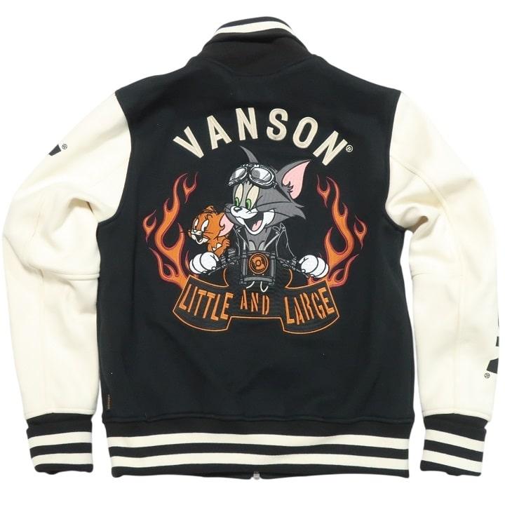 VANSON バンソン トムとジェリー コラボ 刺繍 ボンディング VANSON バンソン トムとジェリー コラボ 刺繍 ボンディング