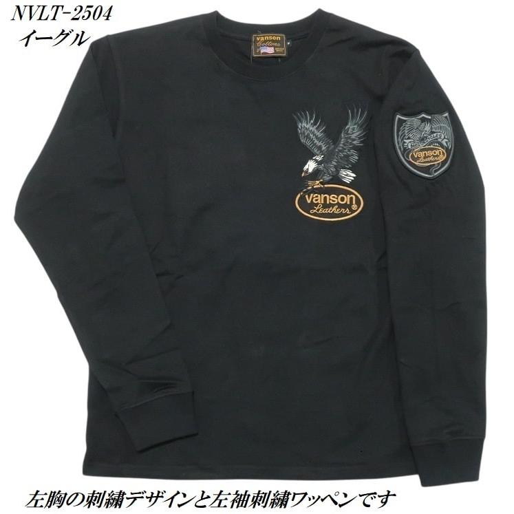 VANSON（バンソン） vanson Tシャツ ロンT VANSON スカル イーグル 