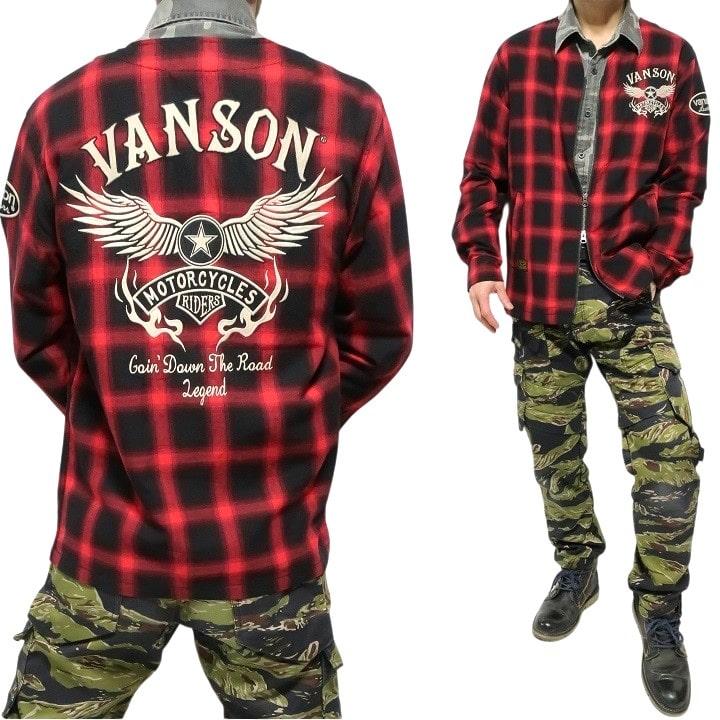 VANSON（バンソン） ヴァンソン チェック サマー/カーディガン スター 