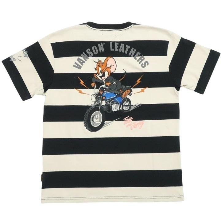 VANSON（バンソン） vanson Tシャツ 半袖 トムとジェリー コラボ TOM