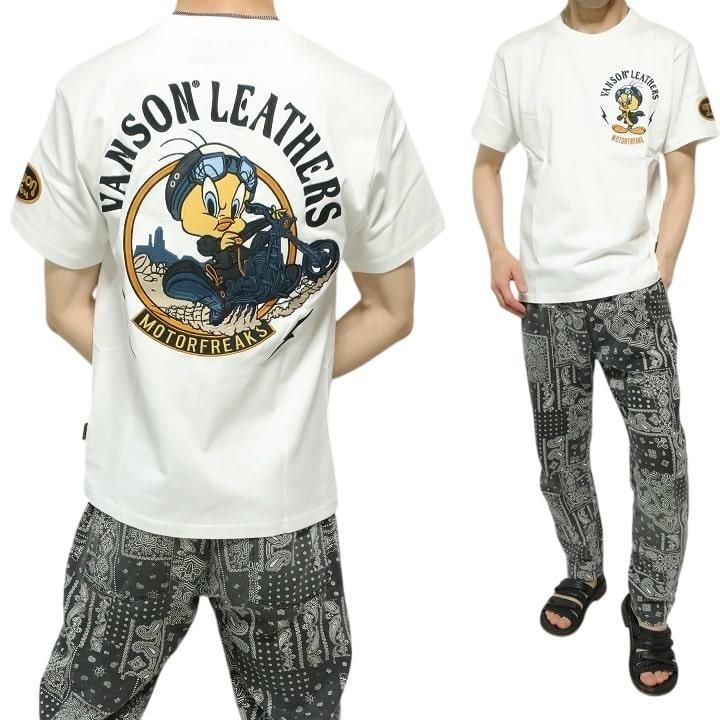 VANSON（バンソン） vanson Tシャツ 半袖 ルーニー・テューンズ