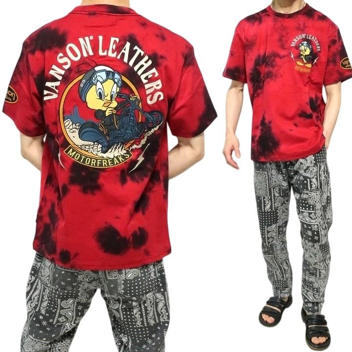 VANSON（バンソン） vanson Tシャツ 半袖 ルーニー・テューンズ
