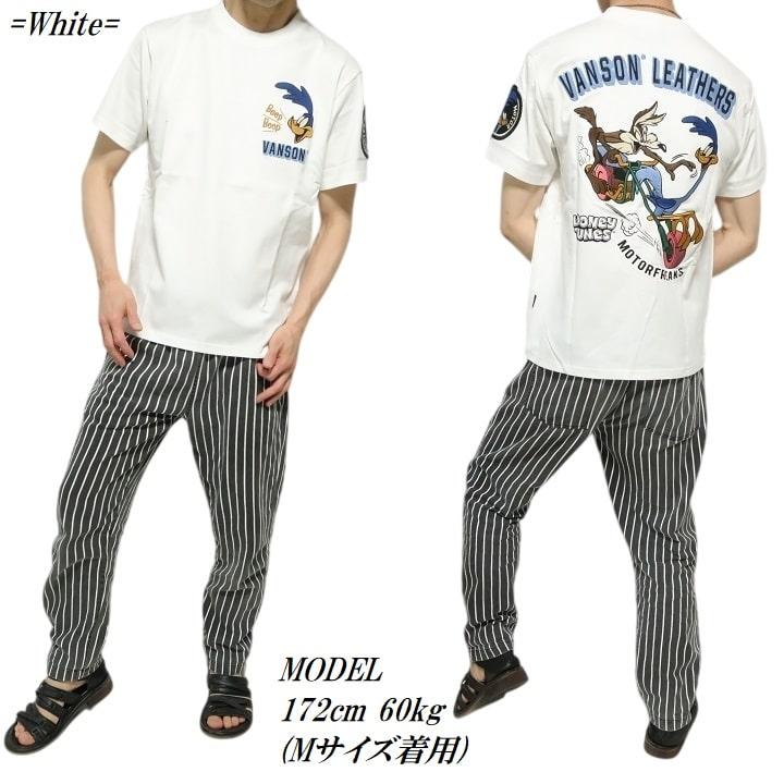 VANSON（バンソン） VANSON Tシャツ 半袖 ルーニーテューンズ ライダー
