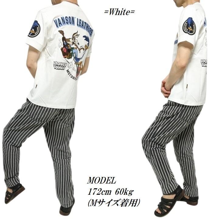 VANSON（バンソン） VANSON Tシャツ 半袖 ルーニーテューンズ ライダー