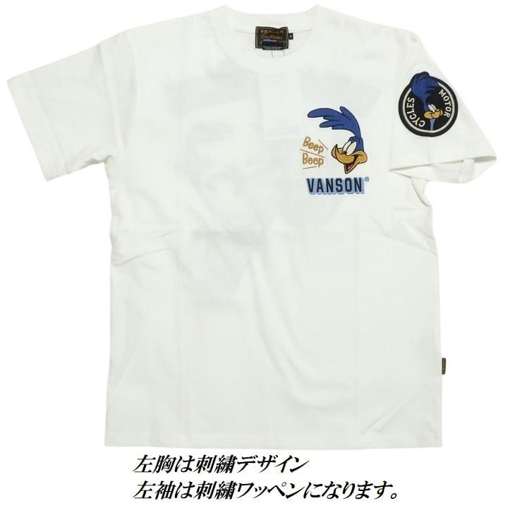 VANSON（バンソン） VANSON Tシャツ 半袖 ルーニーテューンズ ライダー
