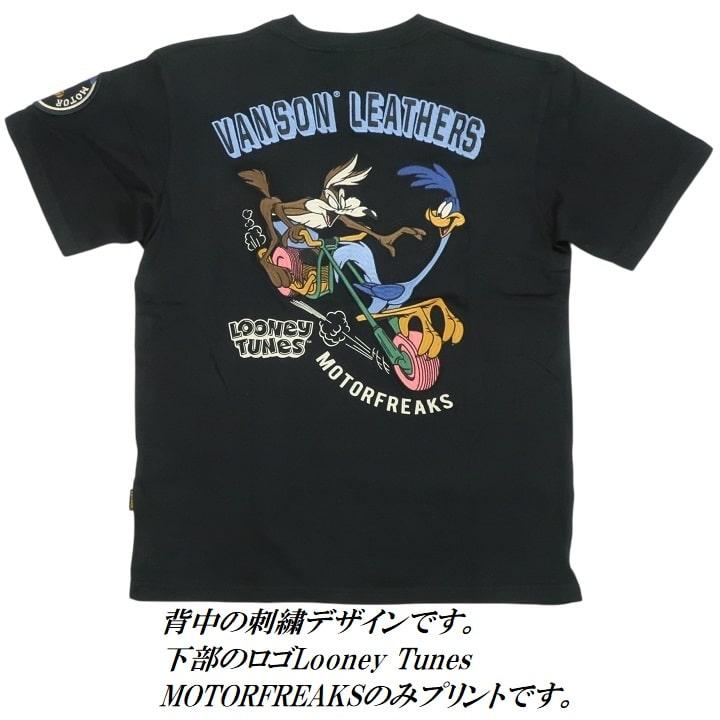 VANSON（バンソン） VANSON Tシャツ 半袖 ルーニーテューンズ ライダー