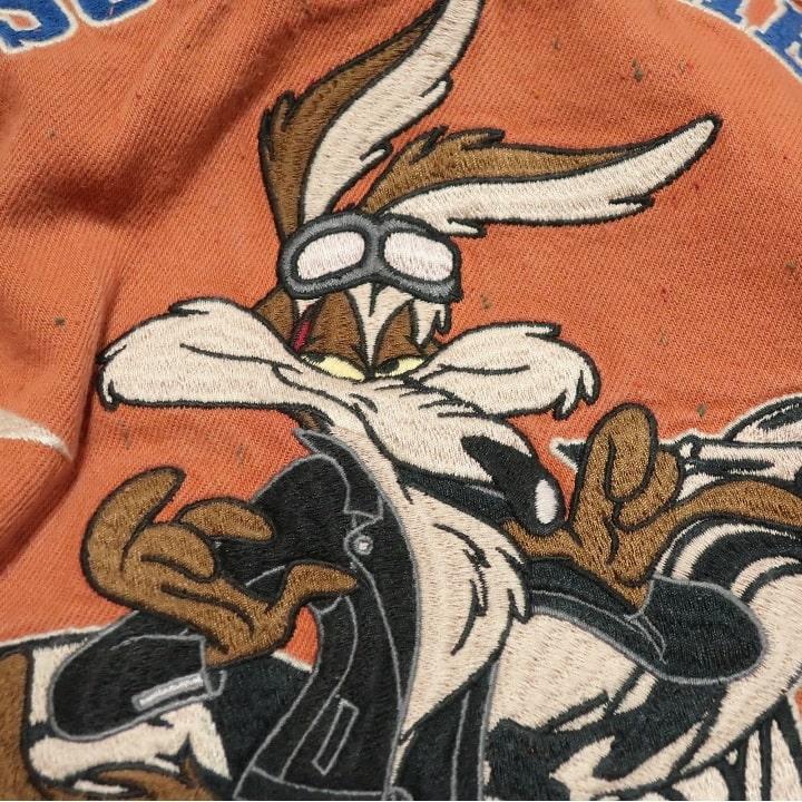 VANSON（バンソン） ネップ/デニム半袖シャツ ルーニー・テューンズ