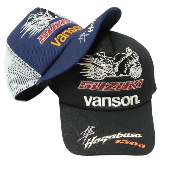 新品未使用バンソンvanson デザインCAP VANSON（バンソン） キャップ キャップ スズキ/SUZUKI/バイク HAYABUSA