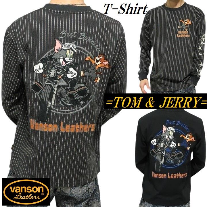 VANSON（バンソン） VANSON Tシャツ ロンT 長袖 トムとジェリー バイク