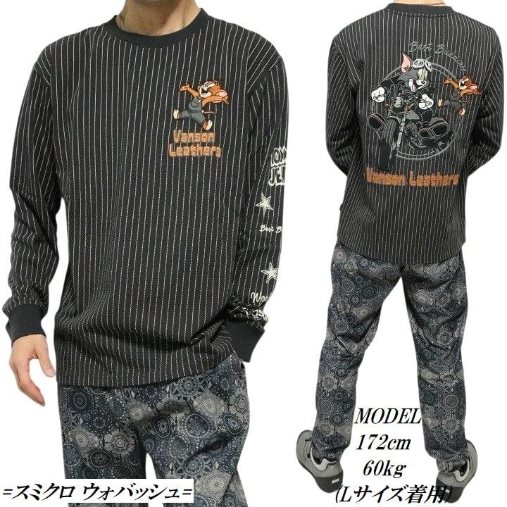 VANSON（バンソン） VANSON Tシャツ ロンT 長袖 トムとジェリー バイク