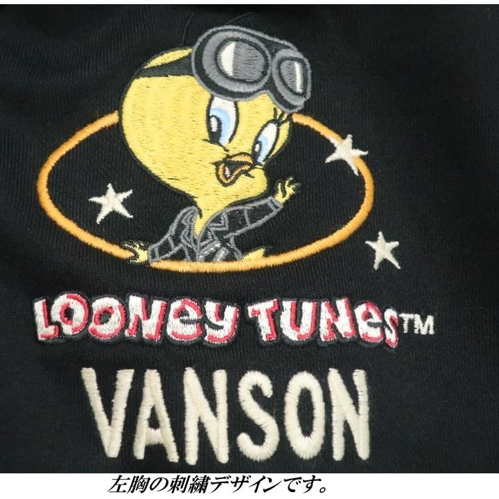 VANSON パーカー バンソン ルーニー・テューンズ/ルーニーテューンズ トゥイーティー/エンジン ジップパーカー LTV-2510 刺繍 LOONEY TUNES ネバーマインド | VANSON | 19