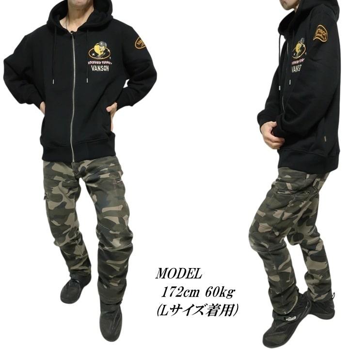 VANSON パーカー バンソン ルーニー・テューンズ/ルーニーテューンズ トゥイーティー/エンジン ジップパーカー LTV-2510 刺繍 LOONEY TUNES ネバーマインド | VANSON | 12