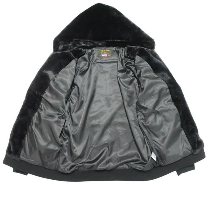 VANSON スカル/ボーン/ドクロ ファー/ジャケット ジップパーカー