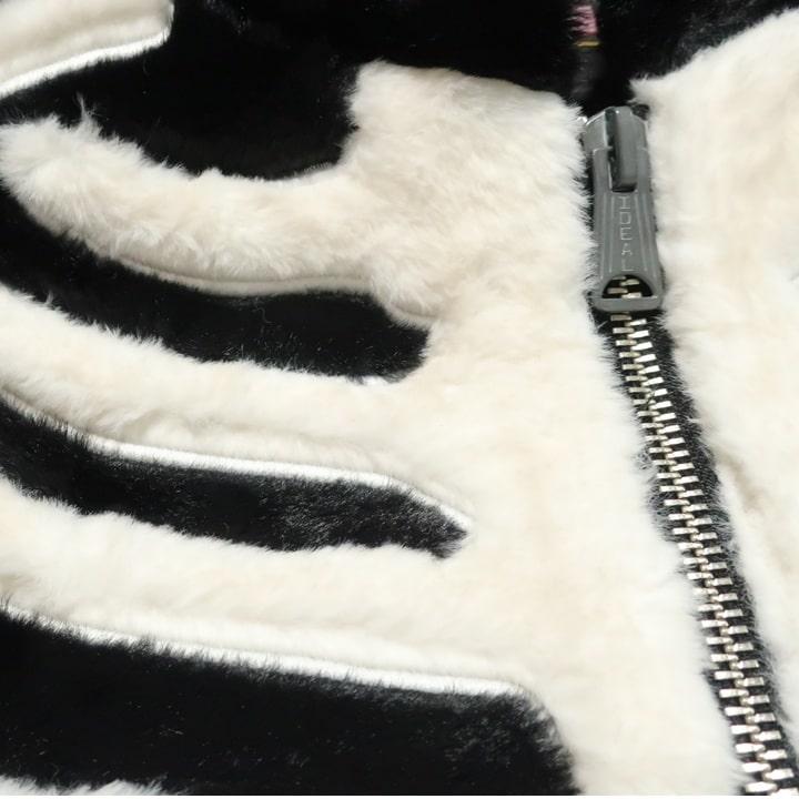VANSON スカル/ボーン/ドクロ ファー/ジャケット ジップパーカー