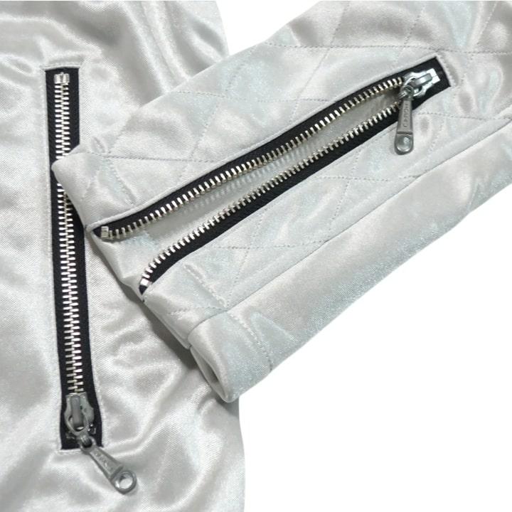 VANSON（バンソン） ライダースジャケット 表サテン/裏フリース