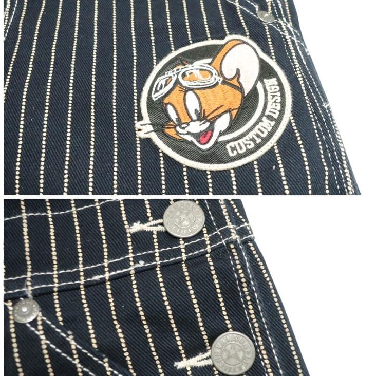 VANSON トムとジェリー オーバーオール コラボ 刺繍 メンズ/レディース/ユニセックス TOM & JERRY TJV-2408 ネバーマインド | VANSON | 12