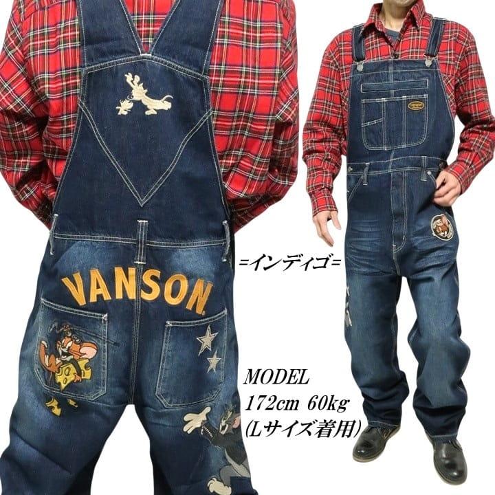 VANSON トムとジェリー オーバーオール コラボ 刺繍 メンズ/レディース/ユニセックス TOM & JERRY TJV-2408 ネバーマインド | VANSON | 14