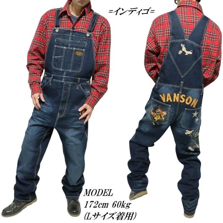 VANSON トムとジェリー オーバーオール コラボ 刺繍 メンズ/レディース/ユニセックス TOM & JERRY TJV-2408 ネバーマインド | VANSON | 15