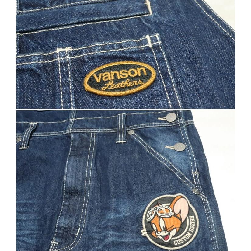 VANSON トムとジェリー オーバーオール コラボ 刺繍 メンズ/レディース/ユニセックス TOM & JERRY TJV-2408 ネバーマインド | VANSON | 21