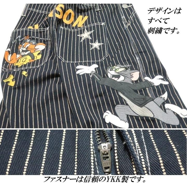 VANSON トムとジェリー オーバーオール コラボ 刺繍 メンズ/レディース/ユニセックス TOM & JERRY TJV-2408 ネバーマインド | VANSON | 08