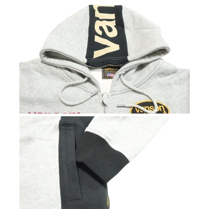 VANSON バンソン ブランド スズキ/SUZUKI/バイク katana/刀 ジップ パーカー ジャケット ヴァンソン SMV-2505 ネバーマインド | VANSON | 21