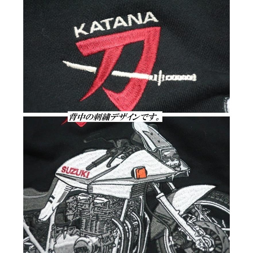 VANSON バンソン ブランド スズキ/SUZUKI/バイク katana/刀 ジップ パーカー ジャケット ヴァンソン SMV-2505 ネバーマインド | VANSON | 10