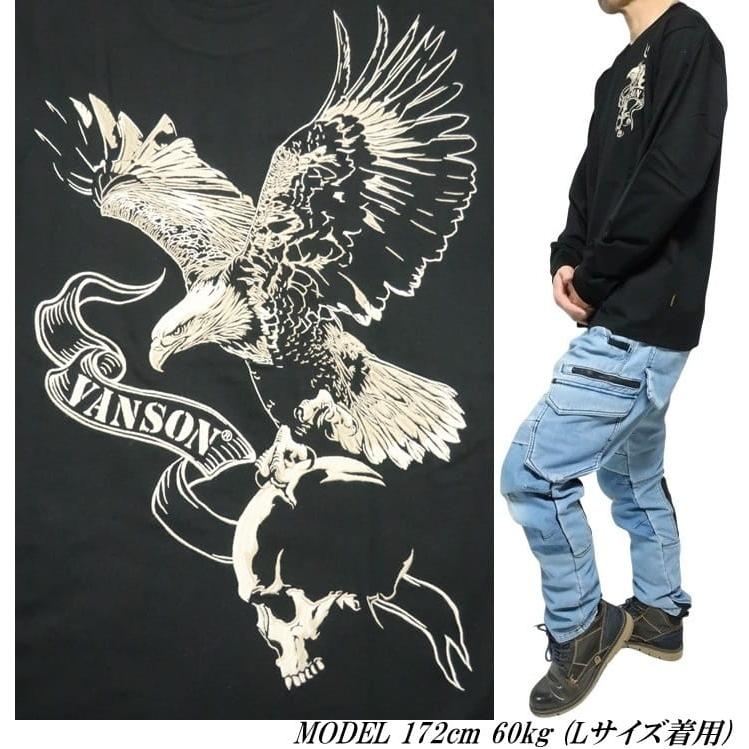 VANSON Tシャツ ロンT バンソン イーグル/スカル/刺繍 ヴァンソン NVLT-2602 ネバーマインド | VANSON | 17