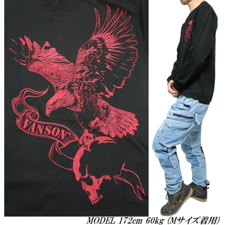 VANSON Tシャツ ロンT バンソン イーグル/スカル/刺繍 ヴァンソン NVLT-2602 ネバーマインド | VANSON | 07