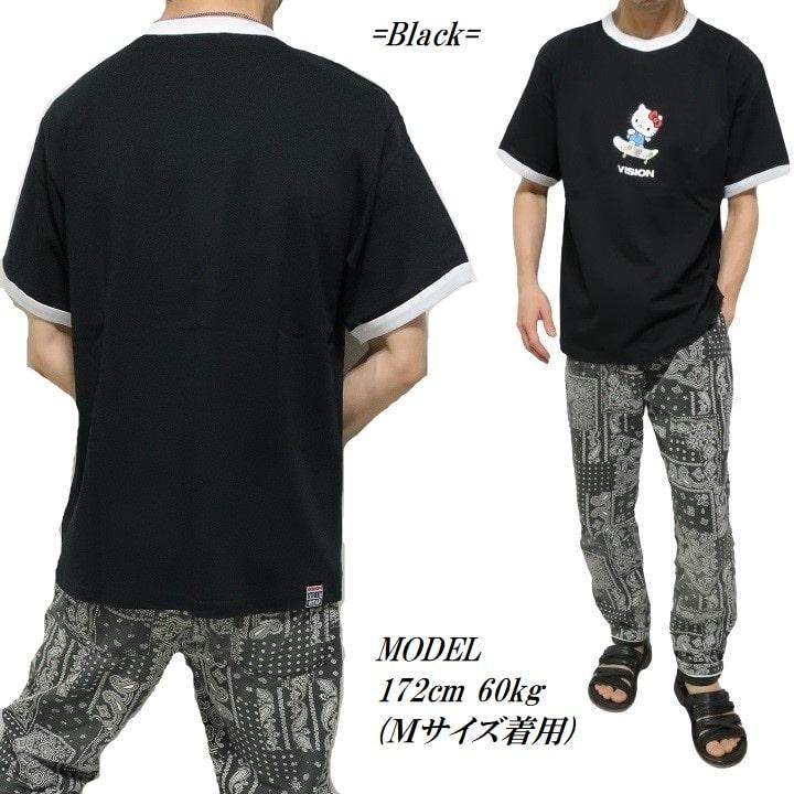 ハローキティ Tシャツ VISION/ヴィジョン コラボ メンズ/レディース