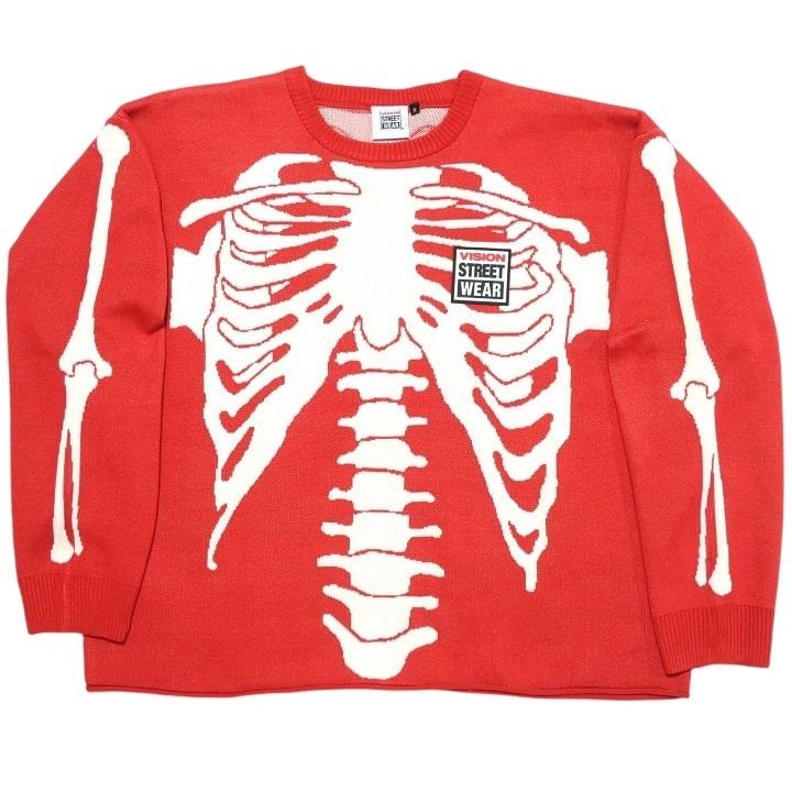VISION STREET WEAR（ヴィジョンストリートウェア） スカル ニット