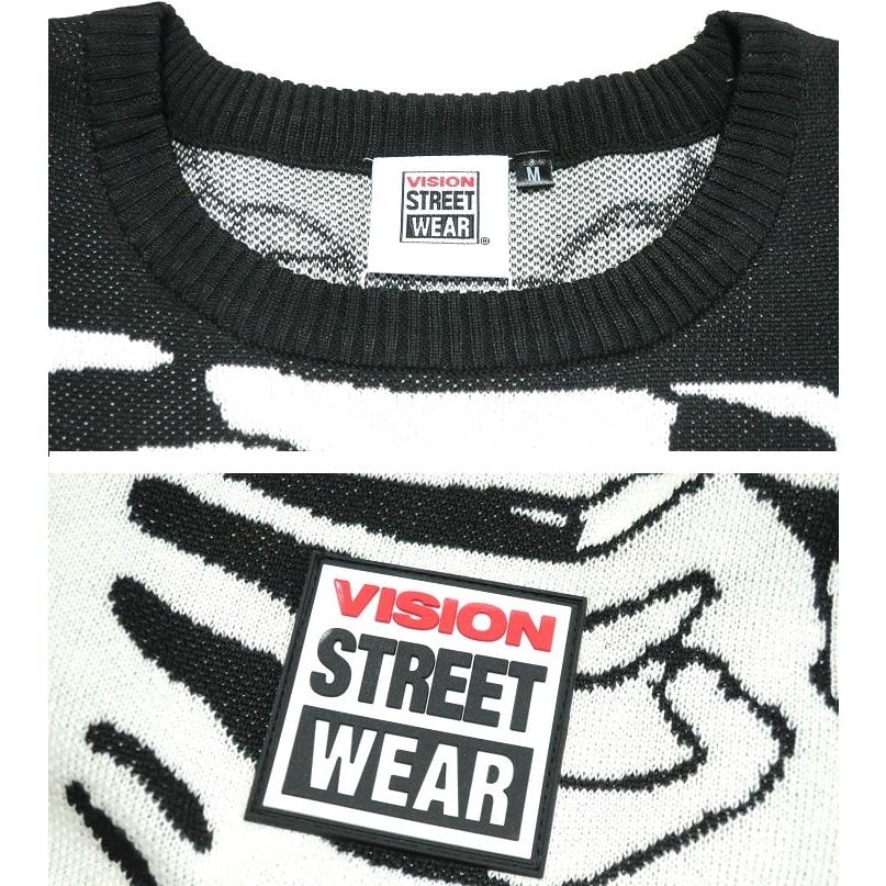 VISION STREET WEAR（ヴィジョンストリートウェア） スカル ニット