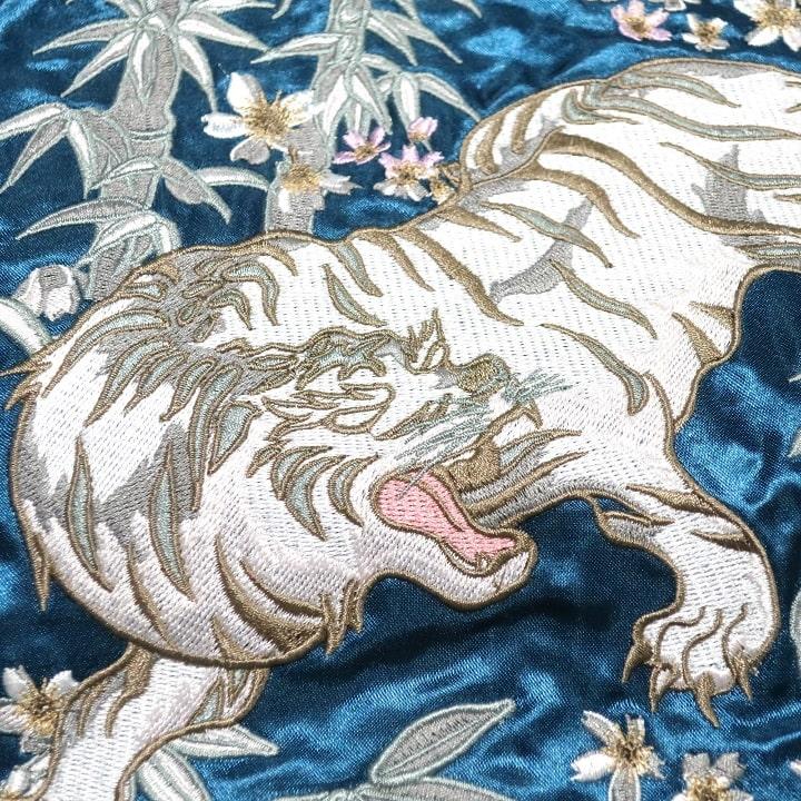 メンズセレクト スカジャン メンズ リバーシブル 和柄 和風 刺繍
