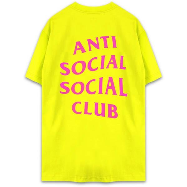 ANTI SOCIAL SOCIAL CLUB【アンチソーシャルシーシャルクラブ】I STEEL FEEL THE SAME T-SHIRT / NEON YELLOW @9800｜shinkirou