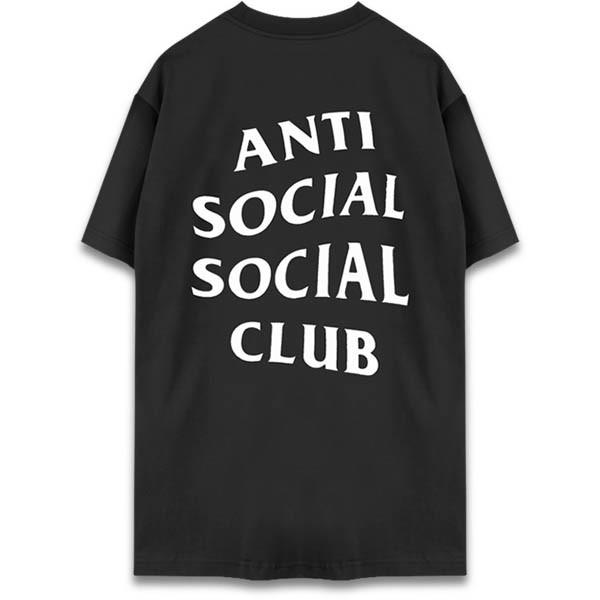 ANTI SOCIAL SOCIAL CLUB【アンチソーシャルシーシャルクラブ】LOGO TEE TWO T-SHIRT / BLACK/WHITE @9800｜shinkirou