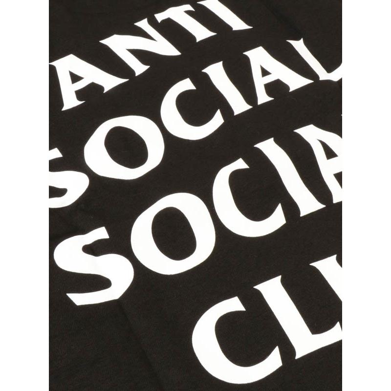 ANTI SOCIAL SOCIAL CLUB【アンチソーシャルシーシャルクラブ】LOGO TEE TWO T-SHIRT / BLACK/WHITE @9800｜shinkirou｜02