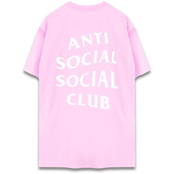 ANTI SOCIAL SOCIAL CLUB【アンチソーシャルシーシャルクラブ】LOGO TEE TWO T-SHIRT / LIGHT PINK@9800｜shinkirou