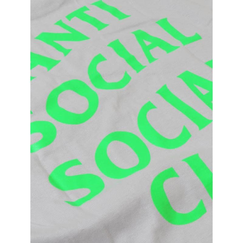 ANTI SOCIAL SOCIAL CLUB【アンチソーシャルシーシャルクラブ】LOGO TEE TWO T-SHIRT / SILVER GRAY@9800｜shinkirou｜02