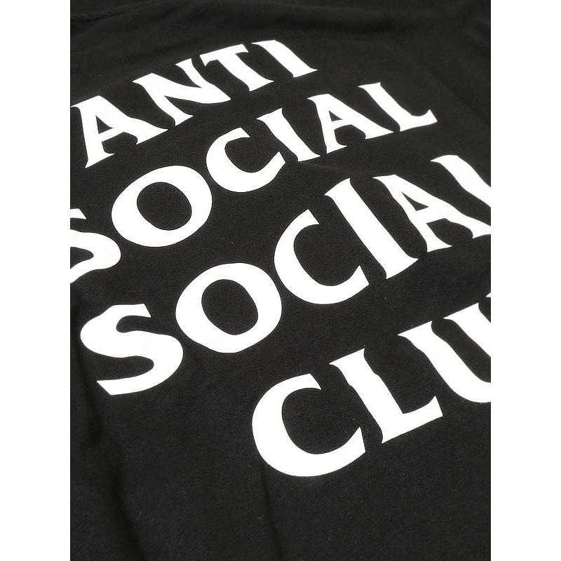 ANTI SOCIAL SOCIAL CLUB【アンチソーシャルシーシャルクラブ】MIND GAMES SWEAT HOODIE / BLACK/WHITE @18000｜shinkirou｜02
