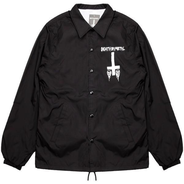 DEATH BY METAL【デスバイメタル】Paranoid × Death By Metal COACH JACKET /  BLACK@8800｜shinkirou｜03