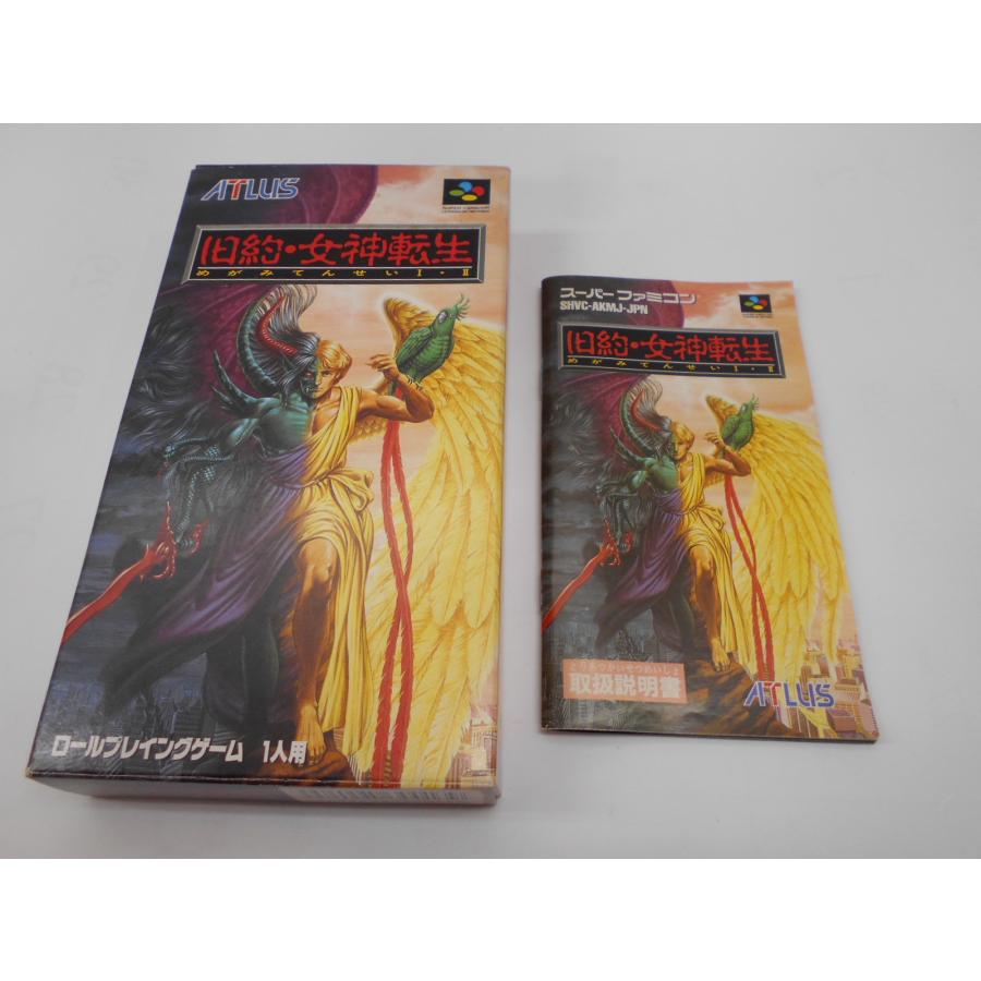 箱説あり 後期版 旧約女神転生 スーパーファミコン ショップ SFC 旧約