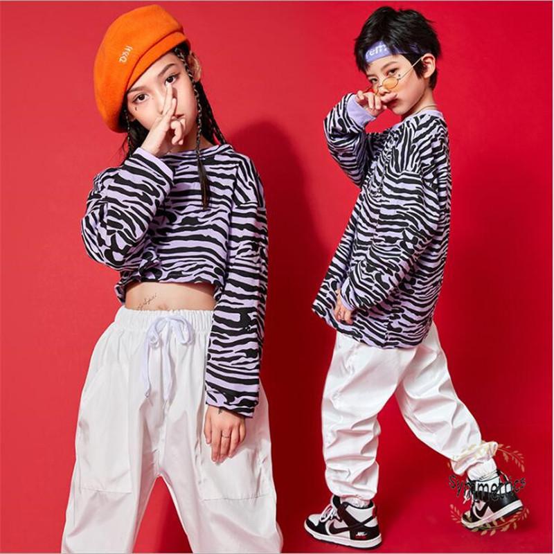 キッズ ダンス衣装 ヒップホップ 2点セット セットアップ 白パンツ ゼブラ柄 Tシャツ Hiphop 子供 男の子 女の子 練習着 ジャズダンス 単品売り Ly2362 Symmetrics 通販 Yahoo ショッピング