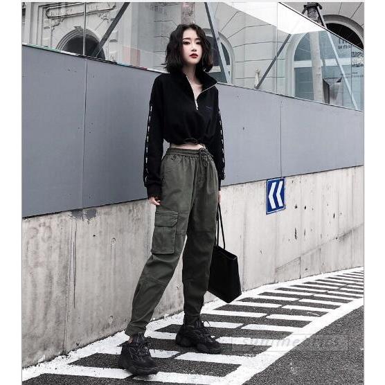 レディース カーゴパンツ ストリート風 個性的 ダンス ストリート ボトムス ポケット イージーパンツ ミリタリーパンツ ワイドパンツ ゆったり Ly509 Symmetrics 通販 Yahoo ショッピング