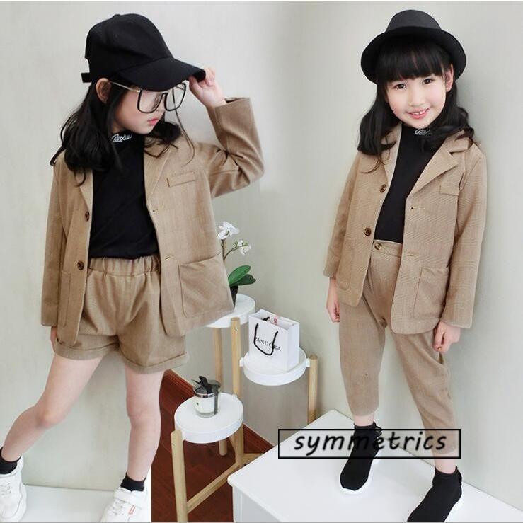 韓国子供服 スーツ 卒業式 入学式 小学生 女の子 ジャケット スカート 2点セット 卒業式 スーツ 女の子 子供服 フォーマル90 100 110 1 130 140 Cm Sy510 Symmetrics 通販 Yahoo ショッピング