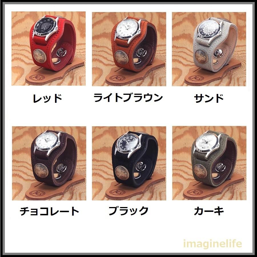 【送料無料(沖縄・離島を除く)】KC,sケーシーズKSR524ウォッチブレススリーコンチョスウェードKSR-524【お取り寄せ商品】|shinmiraisouzou|02