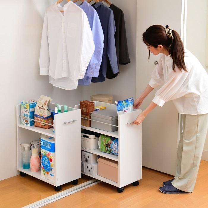 史上最も激安 新生活応援 Sgt 0136 Wh 押入れ 収納 ラック 2個セット 幅27 奥行59 キャスター付き ワゴン 収納ケース ホワイト メーカー直送 全品送料無料 Turningheadskennel Com