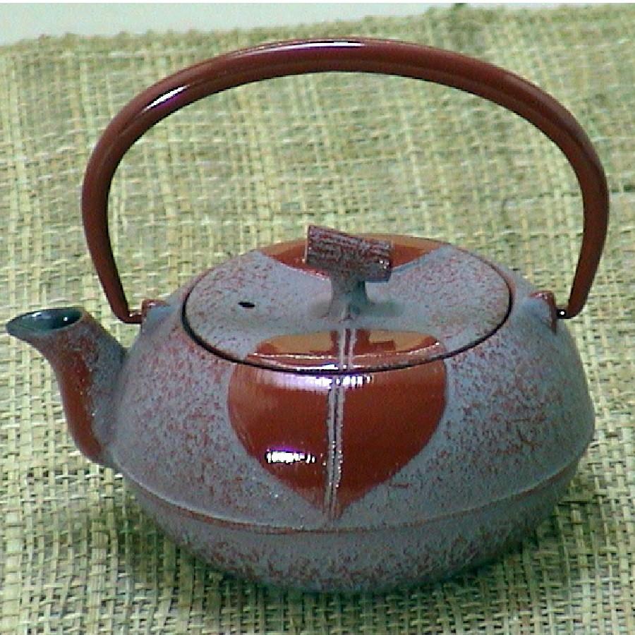 砺波商店 50148 南部鉄瓶 鉄急須 木の葉 0.3L【メーカー直送品】【き