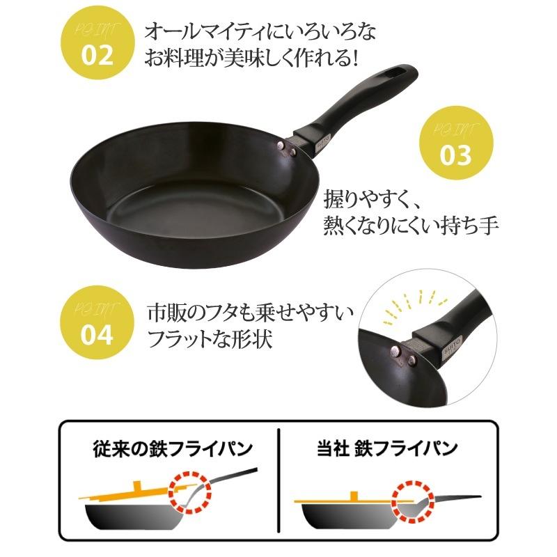 鉄 フライパン藤田金属 065700 使いやすい 鉄フライパン 20cm IH対応