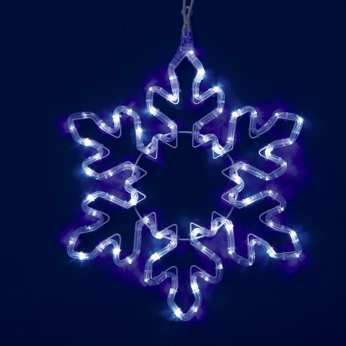 フローレックス　KT-3052　IPX5 スノープレイクホワイトブルー連結タイプフラッシング